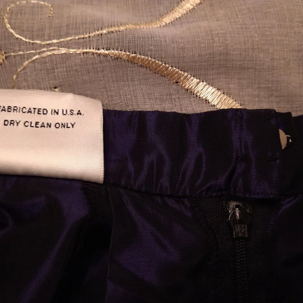 SOLD! Gigi Clark, Gorgeous Iridescent Purple Full Circle Maxi Skirt - Picture 15 of 16